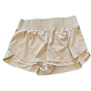 CALLA Athletic Skirt Shorts Beige Lightweight Smocked Waist‎ Women's XXL |N1